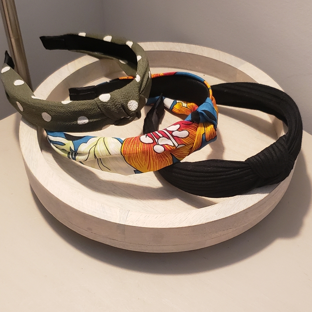 Fune Set Of 3 Knot Headbands